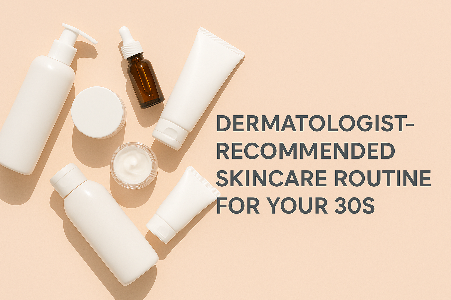 Dermatologist-recommended skincare routine for the 30s