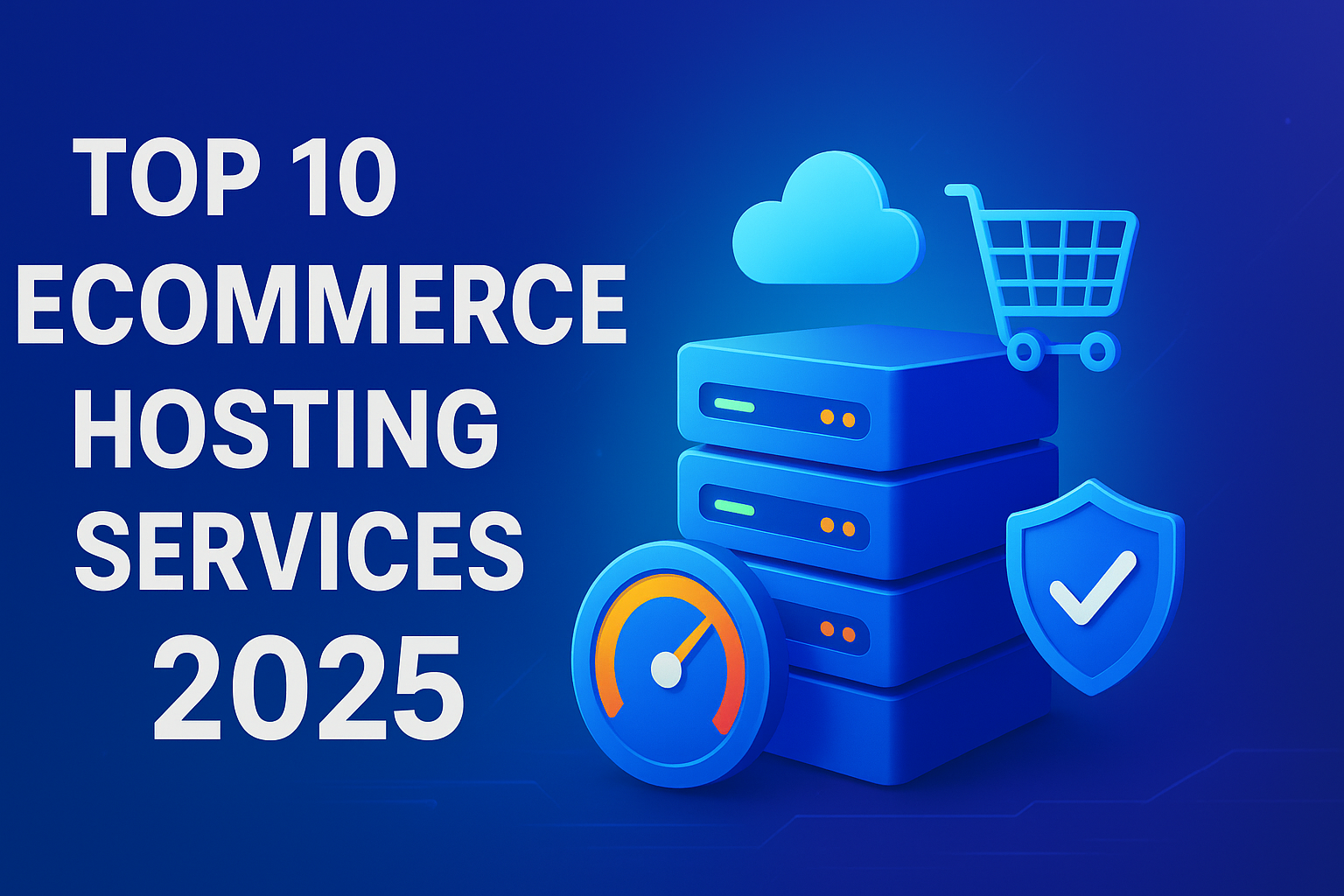 Top 10 Ecommerce Hosting Services in 2025 – Fast, Secure & Affordable Picks