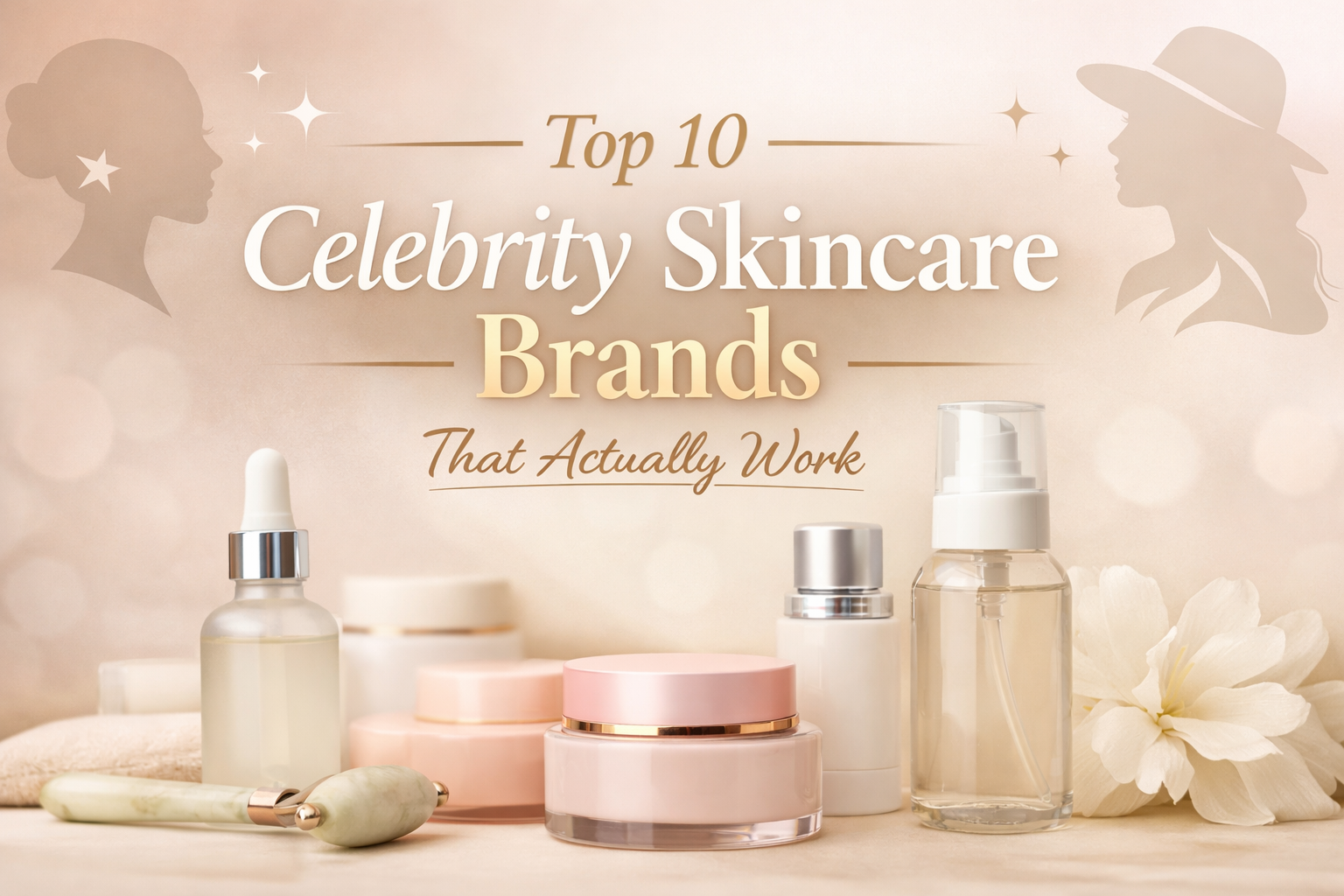 Top 10 Celebrity Skincare Brands that work bomb