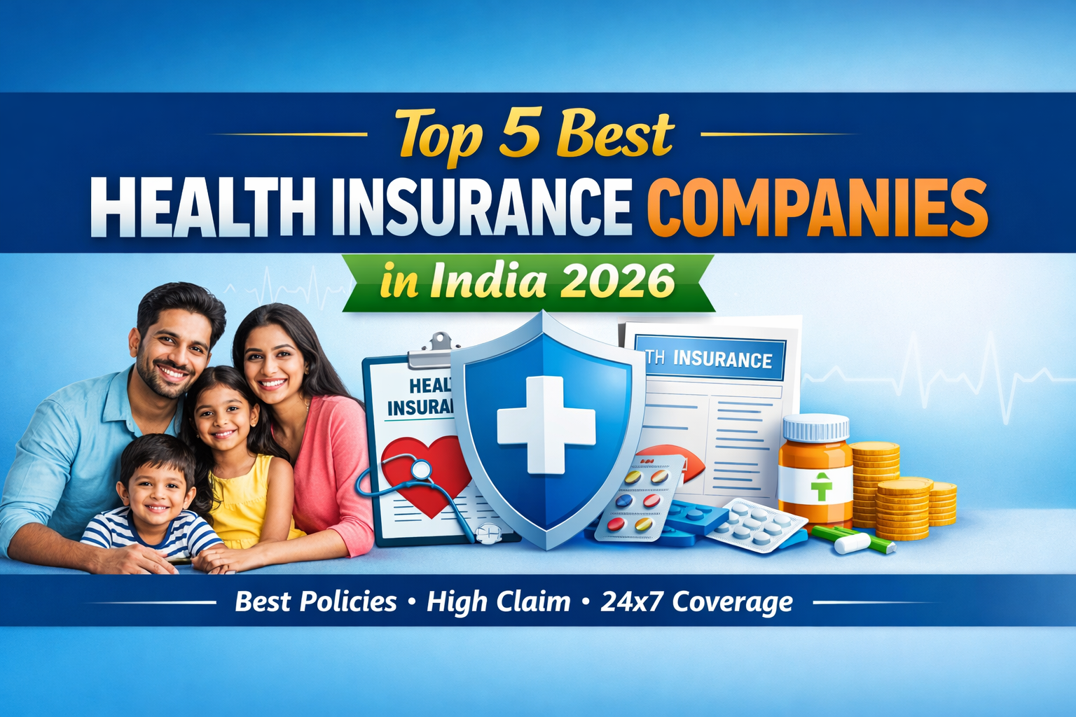 Top 5 Best Health Insurance Companies in India – 2026